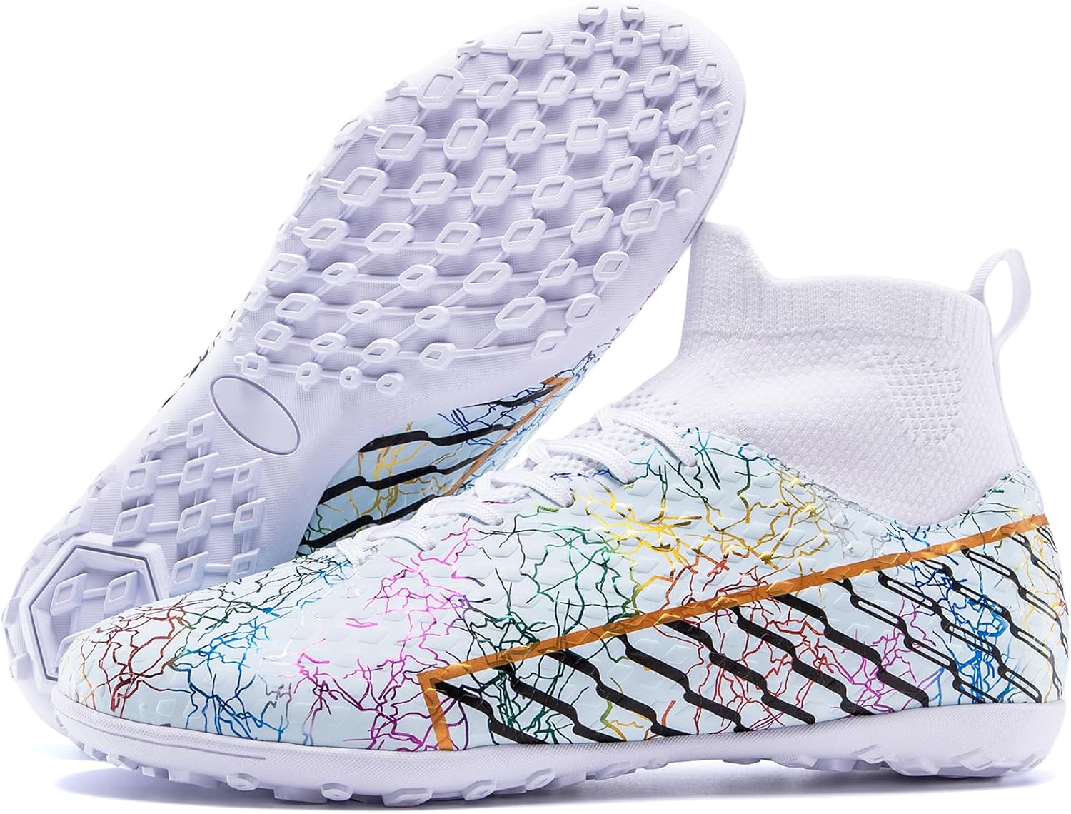 Unisex High-Top Tf Soccer Shoes