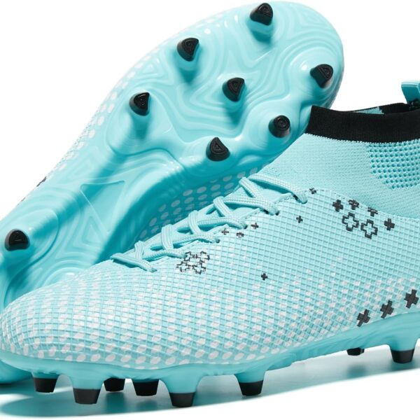 Men's High-Top Laced Soccer Shoes