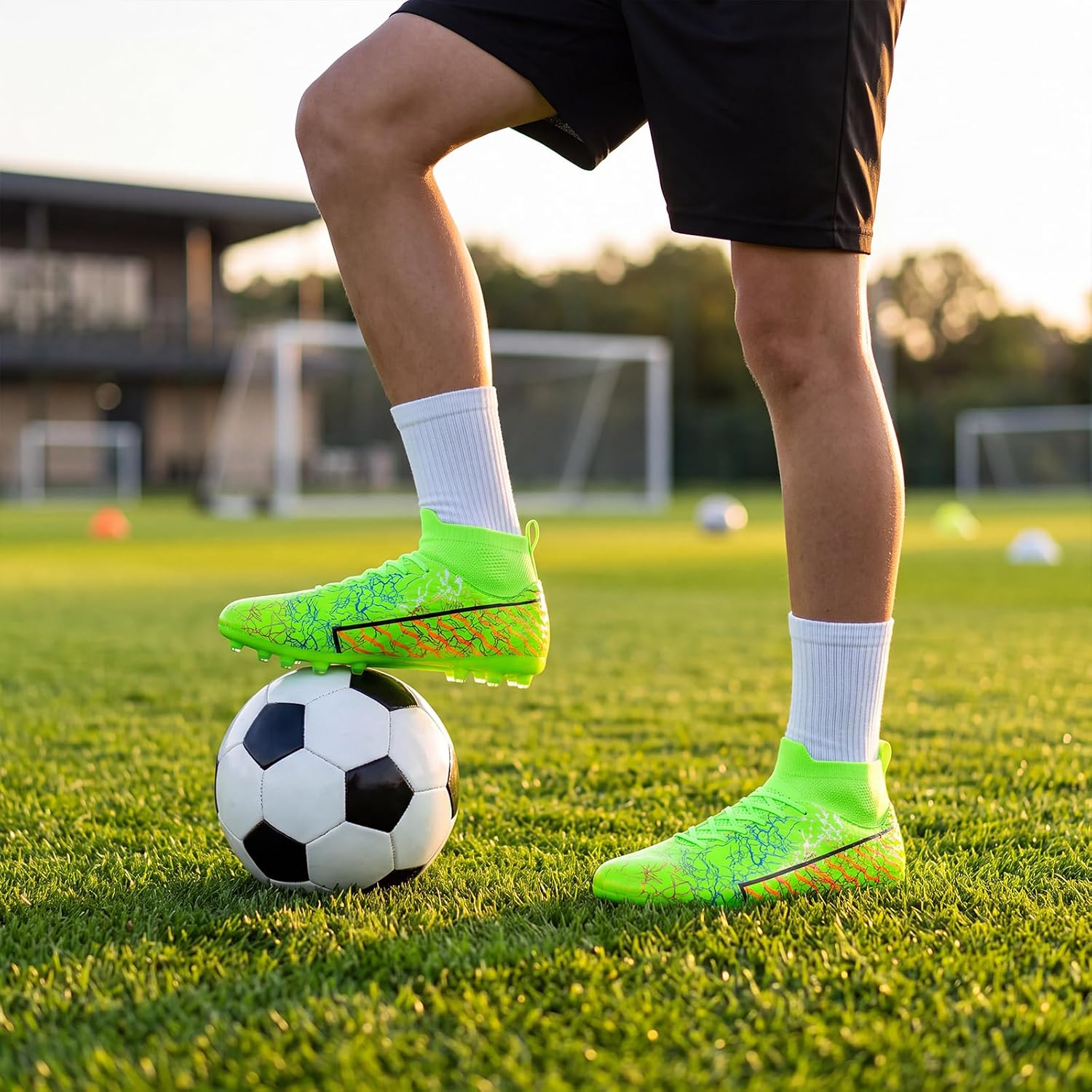 Unisex Laceless Soccer Shoes - Image 2